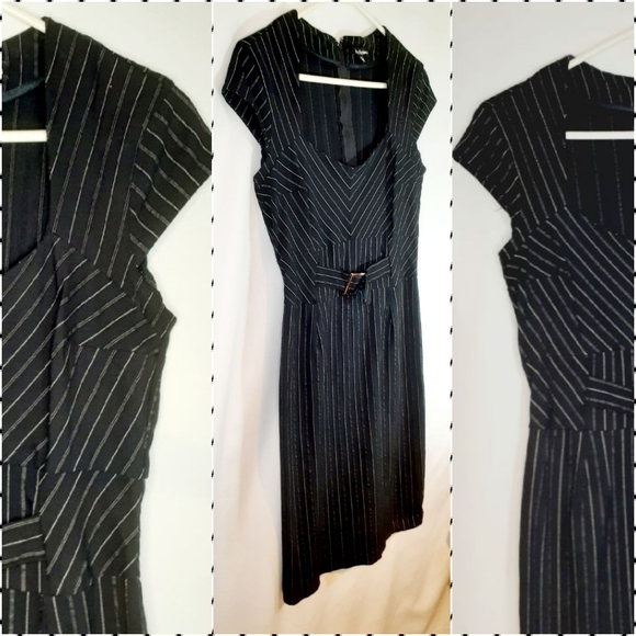 Vtg Knock-OUT Le Chateau Dress With Accessories - Picture 2 of 16